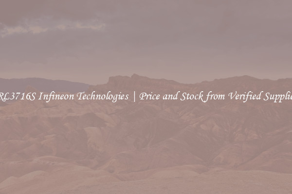 IRL3716S Infineon Technologies | Price and Stock from Verified Suppliers