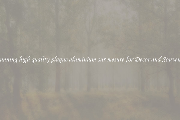 Stunning high quality plaque aluminium sur mesure for Decor and Souvenirs