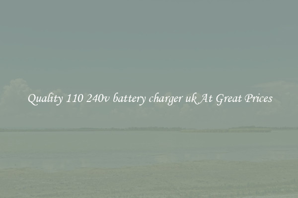 Quality 110 240v battery charger uk At Great Prices