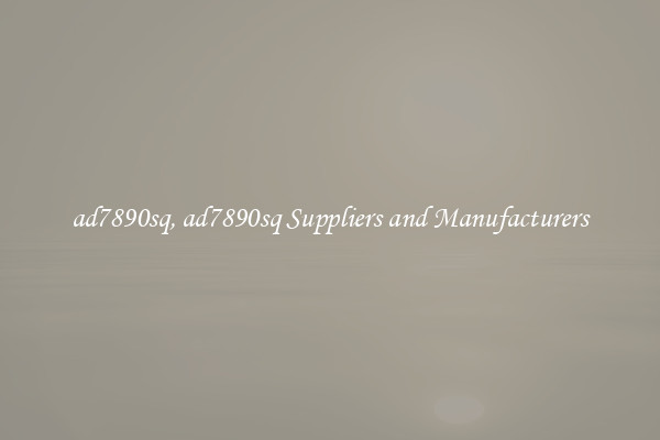 ad7890sq, ad7890sq Suppliers and Manufacturers