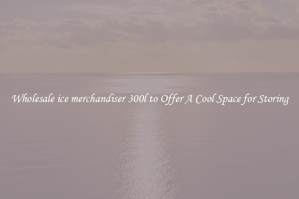 Wholesale ice merchandiser 300l to Offer A Cool Space for Storing
