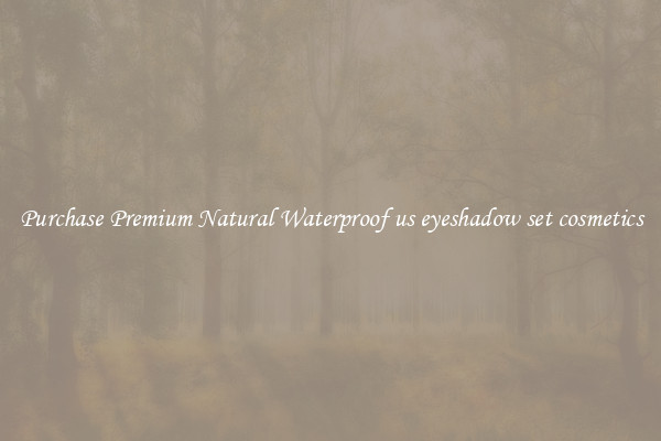 Purchase Premium Natural Waterproof us eyeshadow set cosmetics