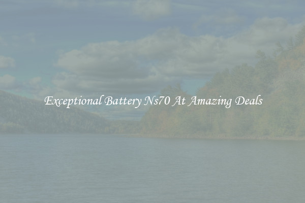 Exceptional Battery Ns70 At Amazing Deals
